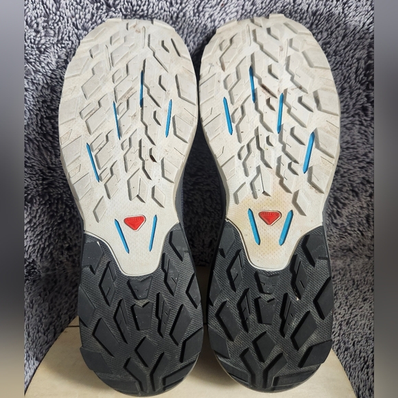 Salomon Outpulse Waterproof Trail Run Shoes Hiking Black Gray Mens Size 11 - Picture 8 of 9